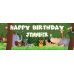 Jungle Friends Birthday Banner Jungle Friends Birthday Banner