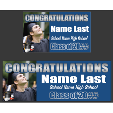 Graduation Banner - Congrats with photo Graduation Banner - Congrats with photo