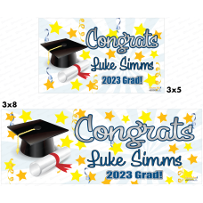 Graduation Banner - Congrats Name Class Year Graduation Banner - Congrats Name Class Year