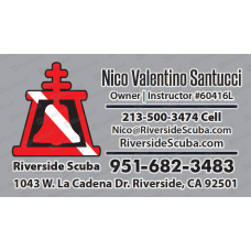 Business Cards - Riverside SCUBA Business Cards - Riverside SCUBA